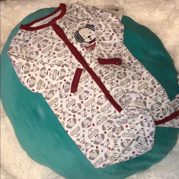 Doggone Cute Infant Footed Pajama Onesie - Picture 3 of 8